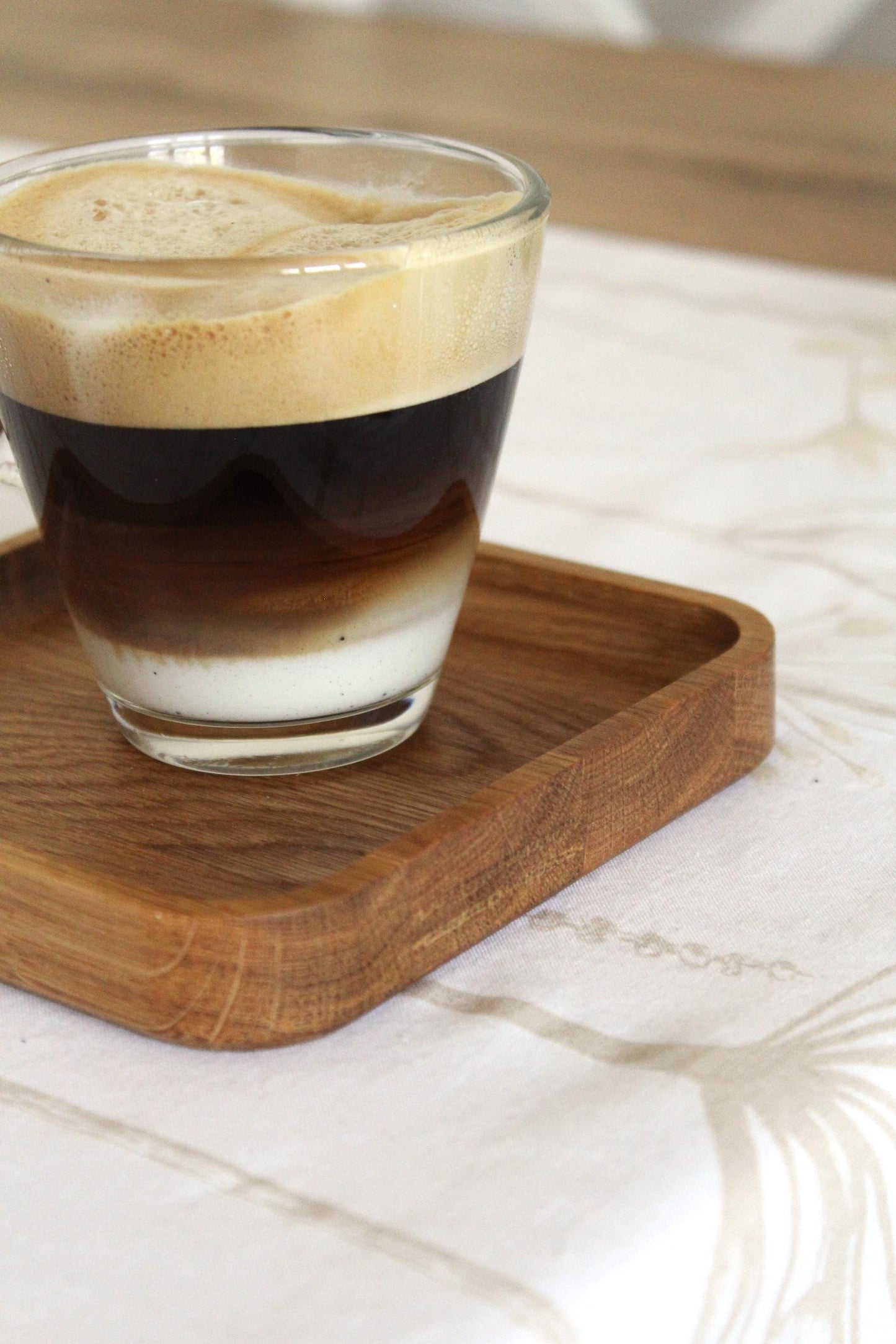 Solid Oak Square Tray – Minimalist Wooden Catchall Dish in 3 Sizes