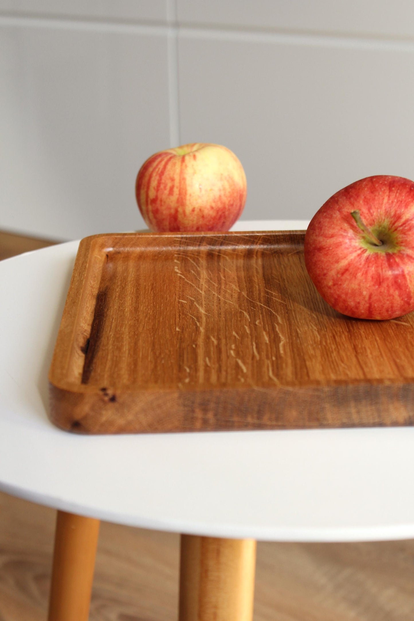 Oak Square Tray - Minimalist Wooden Trays in 3 Sizes