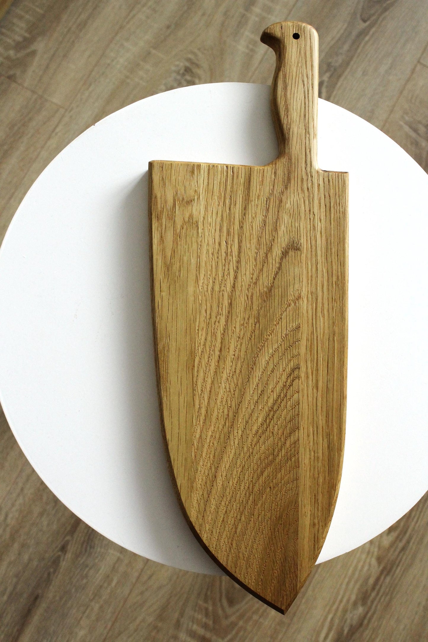 Personalized Knife-Shaped Wooden Serving Tray – Unique Birthday Gift (with text of your choice)