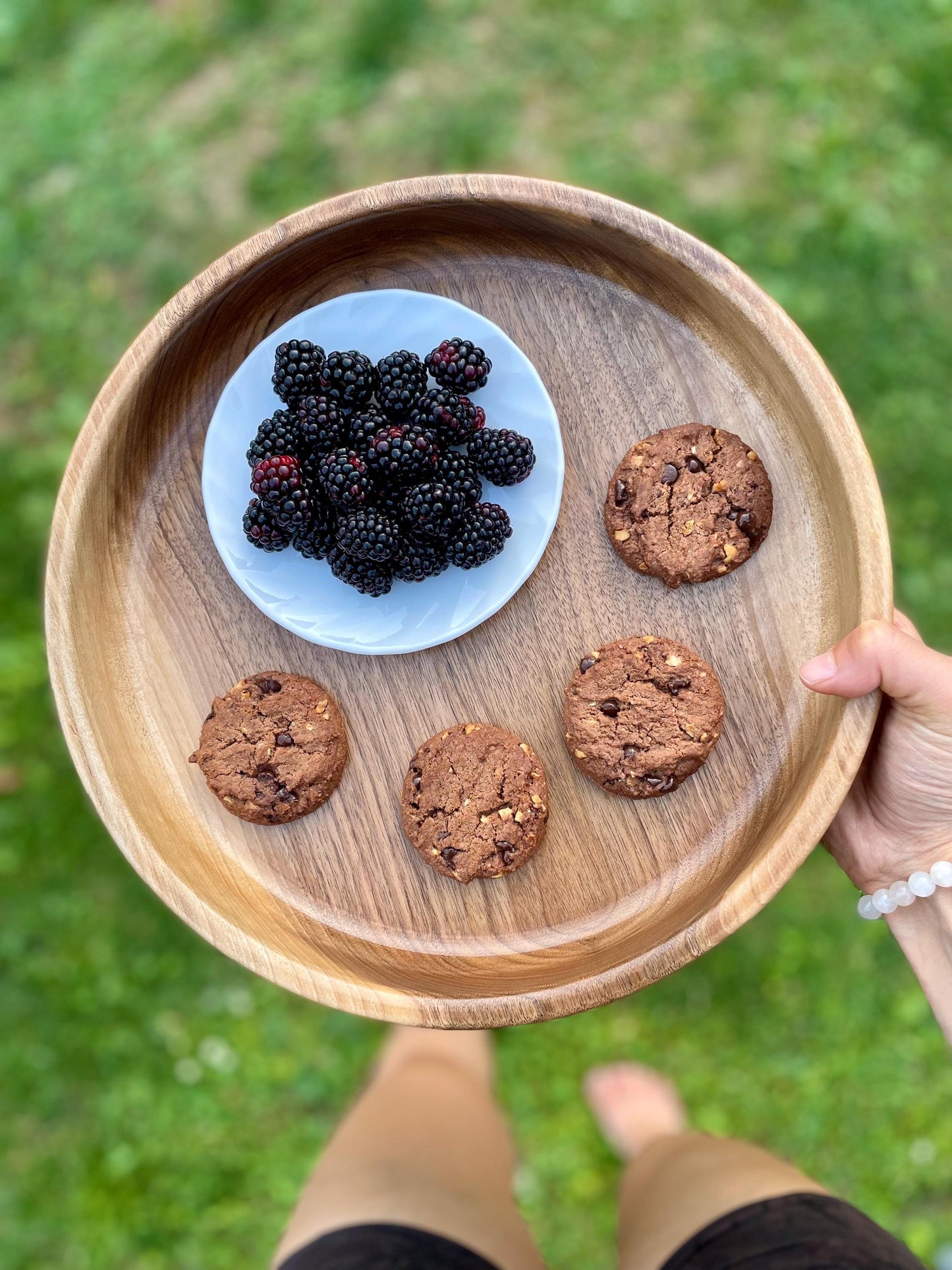 Handmade Walnut Wooden Bowl: Large Rustic Serving & Centerpiece