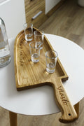 Personalized Knife-Shaped Wooden Serving Tray – Unique Birthday Gift (with text of your choice)