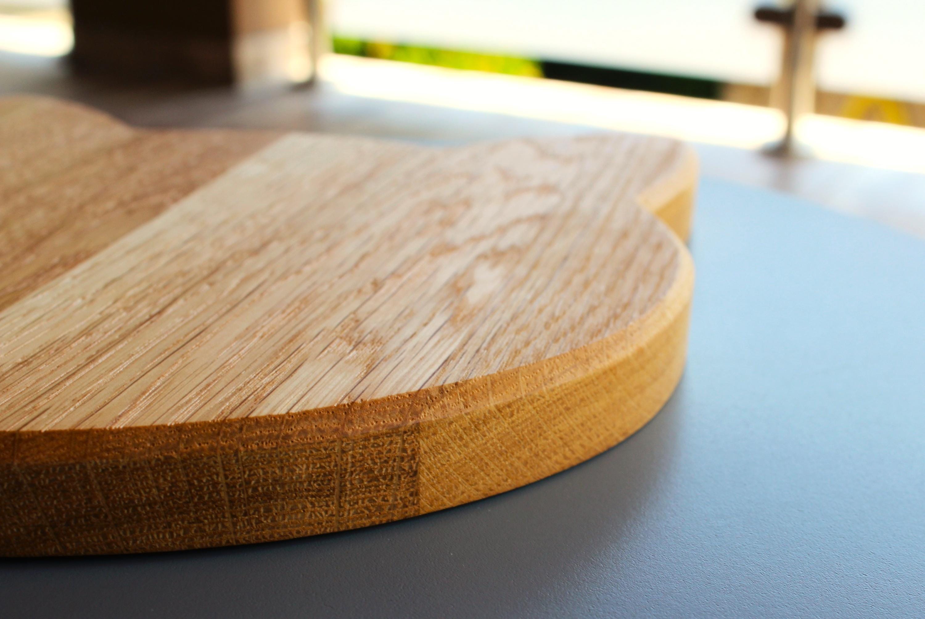 Oak Cat Tray: Minimalist Wood Catch-All Dish, Optional Engraving